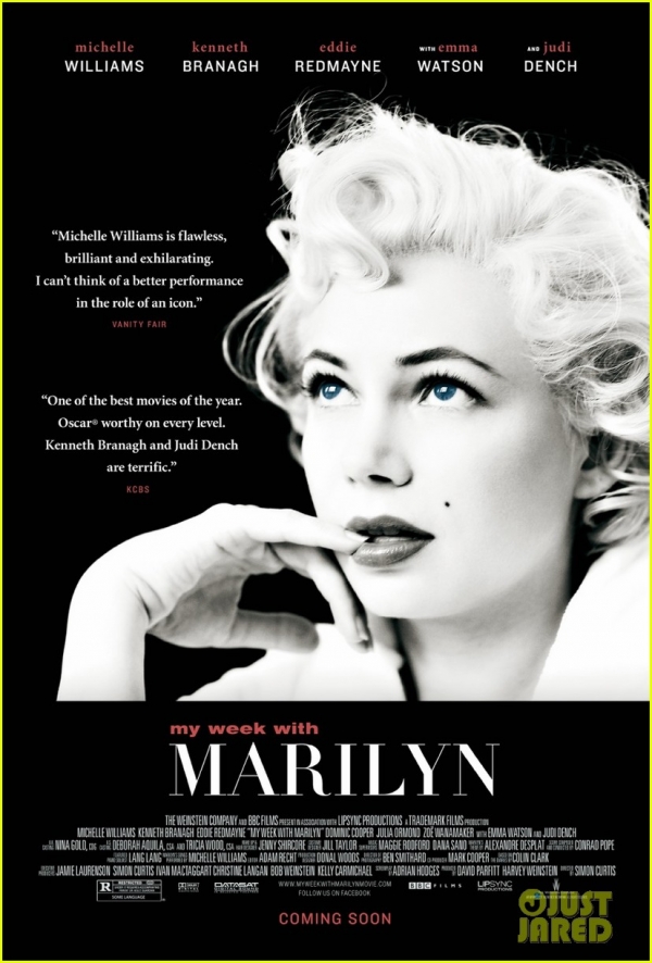 michelle williams, my week with marilyn, michelle williams è marilyn, preparazione michelle williams per marilyn, diventare marilyn